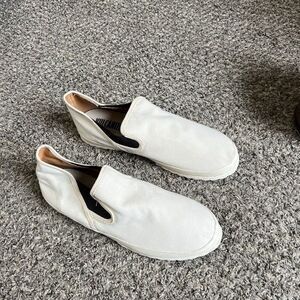 Huckberry White Work Slip-On shoes